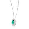 RichandRare-BLACK-EMERALD, ONYX AND DIAMOND PENDENT NECKLACE